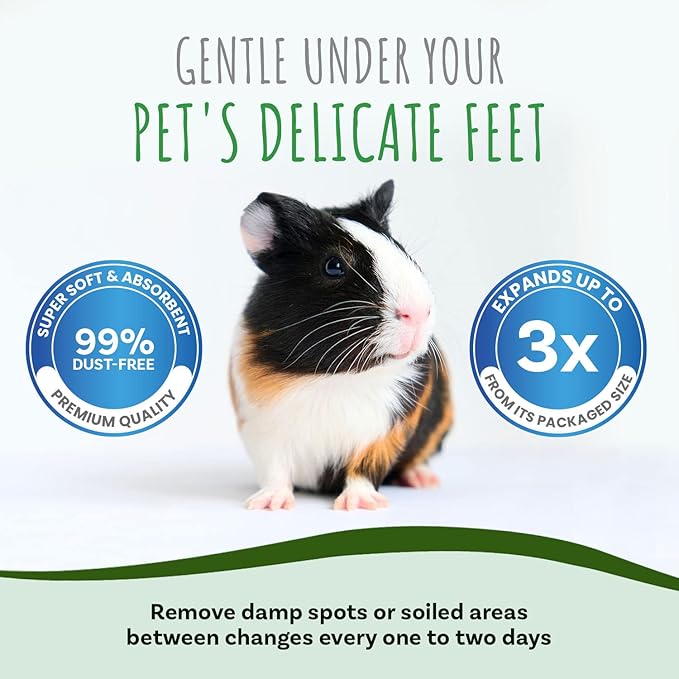 Small Pet Select Premium Small Animal Bedding, Natural Soft Paper Bedding for Small Indoor and Outdoor Pets, Made in USA, Jumbo Size 178 L Pack-PawvioPets