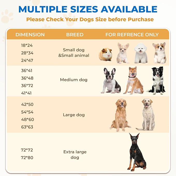 Fostanfly Washable Pee Pads for Dogs, 2 Pack Large 54"x54" Ultra-Absorbent and Leak-Proof Non-Slip Reusable Potty Training Pads for Dogs, Puppy & Cats of Add 8 Lanyards-Blue-PawvioPets