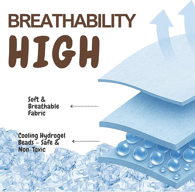 2pcs Cooling Scarf for Pets,Summer Cooling Scarves Keep Cats and Dogs Cool, Reused,Rrecycled,Suitable for Dogs (2pcs-Avocado)-PawvioPets