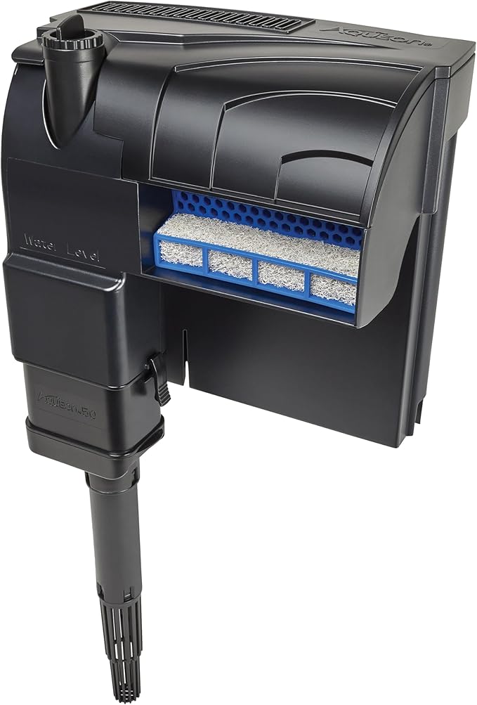 Aqueon Aquarium Fish Tank SmartClean Power Filter with EcoRenew Filter Cartridge, 30-50 Gallons-PawvioPets