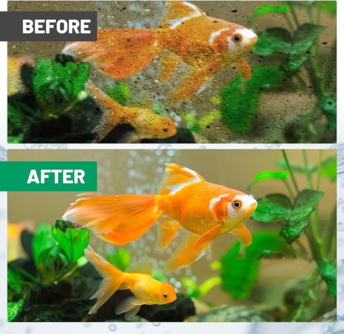 16 Count Medium Filter Cartridges Compatible with Whisper Bio Bag Filters, Large Aquarium Filter Cartridge for Whisper 10i/IQ10/PF10 and Repto Filter 90 GPH-PawvioPets