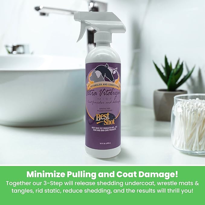 Best Shot Ultra Vitalizing Mist Detangler, 16 oz-PawvioPets
