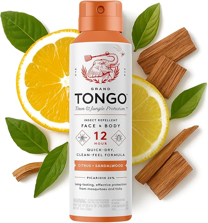 DEET-Free Insect Repellent with Picaridin, The 12 Hour Protection, DEET Alternative - Citrus + Sandalwood-PawvioPets