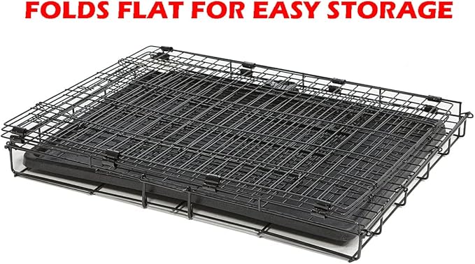 Durable Easy Portable Collapsible Metal Travel or Veterinary Collapsable Parrot Bird Carrier Beaks-Proof Easy Clean Carrier Cage with Stainless Steel Feeder Bowls Natural Wooden Perch-PawvioPets