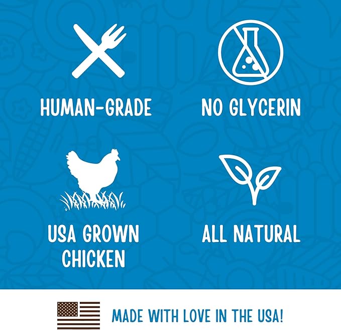 Full Moon Chicken Fillet Healthy All Natural Dog Treats Human Grade Made in USA 48 oz (Pack of 2)-PawvioPets