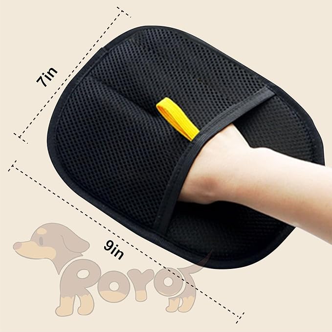 3-Pack Pet Hair Removal Gloves, Remove Dog/Cat Fur from Clothing, Furniture, Bedding & Carpet, – Reusable & Washable Lint Hair Remover for Home & Pet Owners-PawvioPets