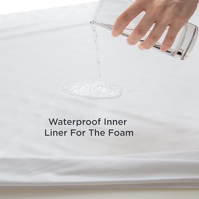 Bedsure Orthopedic Dog Bed Medium Size Dogs - Washable Medium Dog Cat Bed Waterproof, Comfort Pet Couch Sofa with Washable Removable Cover, Pets Bed with Nonskid Bottom, Lavender, 28"-PawvioPets