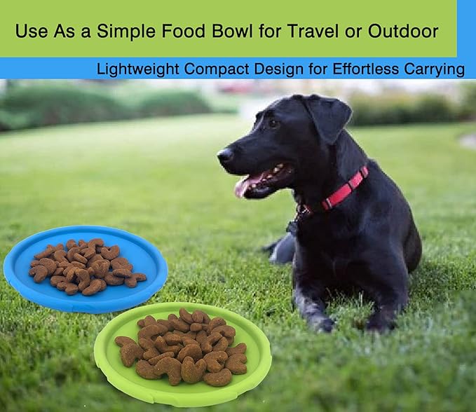 Dog Flying Disc, 2 Pack Dog Flyer Toys, Soft Rubber Interactive Lightweight Flying Disc Dog Toy for Small Large Dogs - Floats in Water & Safe on Teeth, 7.2 inch.-PawvioPets