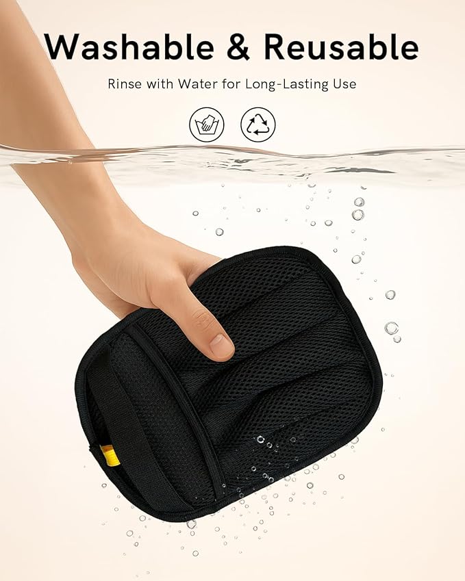 2025 Newly Upgraded Pet Hair Removal Gloves for Cats & Dogs, Electrostatic Grooming Gloves for Pet Hair, Five-Finger Reusable Pet Hair Remover Tool for Clothes, Bed, Couch, Carpet, 2 Pcs-PawvioPets