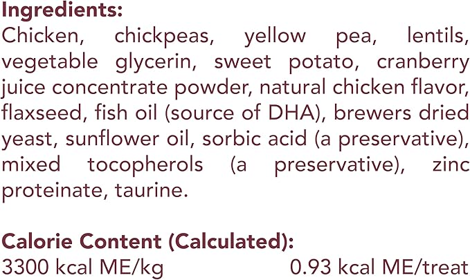 Get Naked Urinary Health Crunchy Treats For Cats, Cranberries, (1 Pouch), 2.5 Oz-PawvioPets