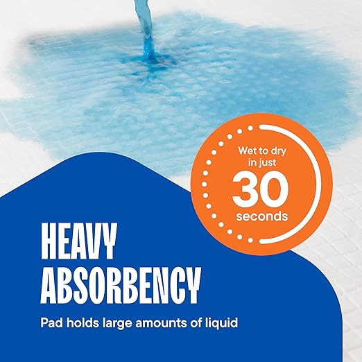 Dog Pads Large Pet Pee Pads for Dogs & Puppy Training 34" x 36" Potty Pads for Dogs [50-COUNT] Leak-Proof Dog and Puppy Pads - Quick-Dry Surface - Heavy Duty Absorbent Disposable Dog Wee Pad Bulk Pack-PawvioPets