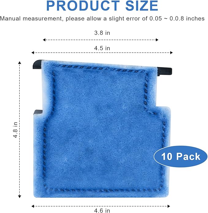 Aquarium Filter Cartridge Replacement Rite-Size A Filter Cartridges Compatible with MarineLand Penguin Power Filters 75 & 100 and for Aqua-Tech(EZ-Change #1) 5-15 Power Filters, 10 Pack-PawvioPets