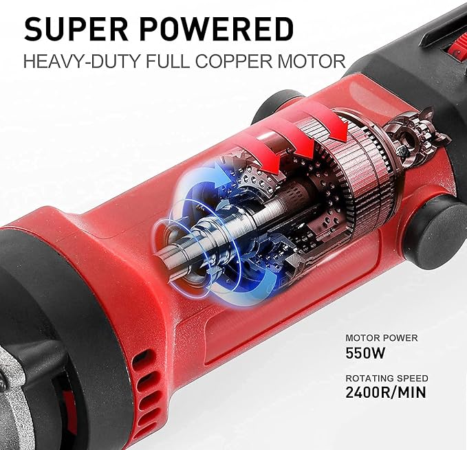 550W Professional Electric Sheep Clipper, 6 Speeds Heavy Duty Dog Shears for Thick Fur-PawvioPets