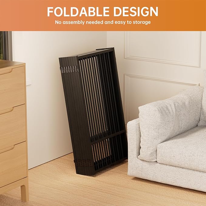 Full Metal Freestanding Dog Gate with Door, 36''Height Foldable Pet Dog Fence for Indoor & Outdoor, 8 Panels Extra Wide Free Standing TallDog Gates for Doorways,House,Stairs,Porch,Deck,Yard-PawvioPets