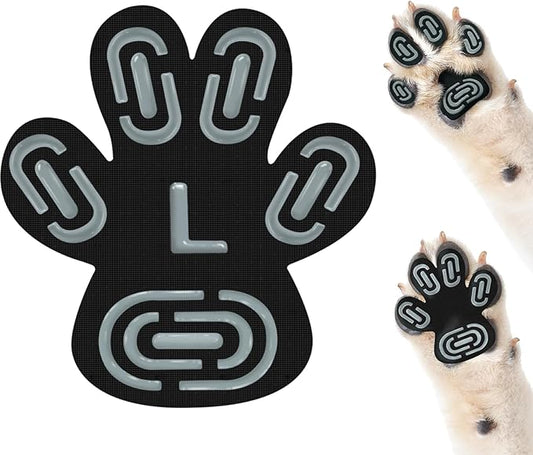 Anti-Slip Dog Paw Protector Pads for Senior Dogs, Dog Paw Adhesive Pads on Hardwood Floor,Senior Pets Essentials with Strong Traction,Puppy Grippers,12 Sets 48 pc L-PawvioPets
