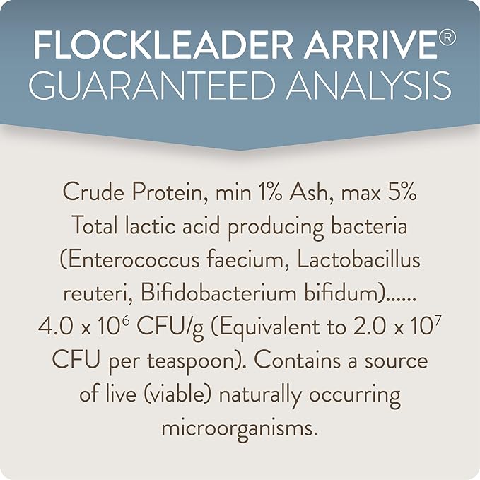 Arrive, Daily Probiotic & Prebiotic Poultry Supplement for Young Chickens 0-8 Weeks Old, 8 oz-PawvioPets