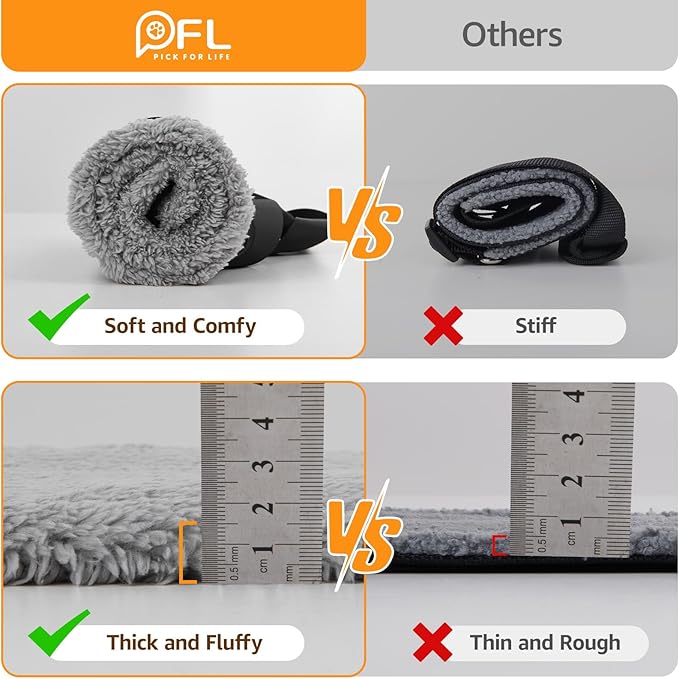 Adjustable Dog Lift Harness, Dog Sling for Large Dogs Hind Leg Support, Soft Lift Support Helps Senior, Injured, Disabled and After ACL Surgery Dogs-Black & Grey (Large)-PawvioPets