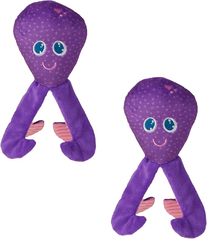 Caitec Presents Nala Cat Ollie The Octopus - Catnip Toy - Interactive Cat Toy - Chew Toy - Pillow Toy, 2 Pack-PawvioPets
