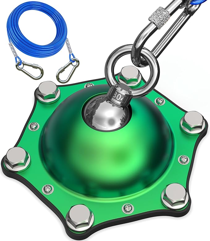 Dog Tie Out Cable and Stake,with 45FT Heavy Duty Cable,360°Swivel Dog Run Ground AnchorsDog Runner for Yard Rust Proof Can Hold 2 Dogs- Up to 150LBS,for Outdoor Camping-PawvioPets