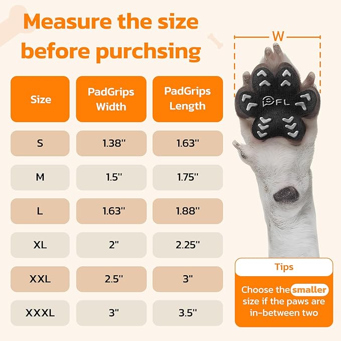 Anti-Slip Dog Paw Protector Pads for Senior Dogs, Dog Paw Pink Stickers with Strong Traction on Hardwood Floor, Dogs Essentials M (11-20lbs)-PawvioPets