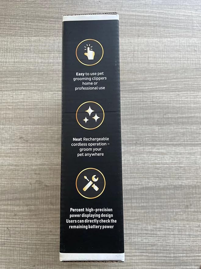 Dog Clippers Professional Heavy Duty Grooming Clipper 3-Speed Low Noise High Power Rechargeable Cordless Pet Tools for Small & Large Dogs Cats Pets with Thick Coats-PawvioPets