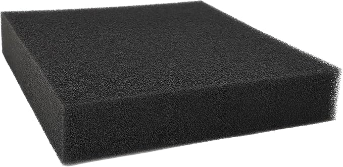 Aquarium Bio Sponge Pad Filter Media for Fish Tank,20/30/40PPI Open Cell Coarse Foam Block Foam Pre Filter Sponge (11" Lx 10.25" W x 2" H 40PPI)-PawvioPets