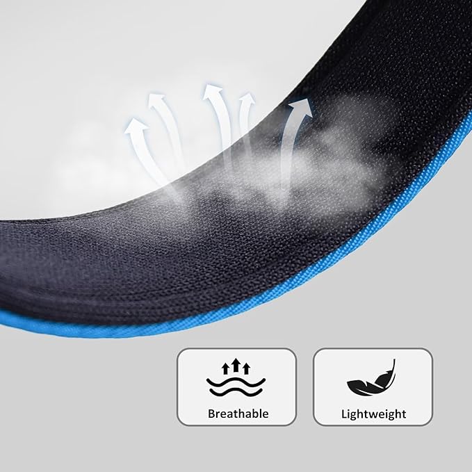 Didog Soft Padded Dog Collars for Small Dogs, Colorful and Durable Dog Collar with Quick Release Buckle, Light and Breathable for Daily Walking, Blue, S-PawvioPets