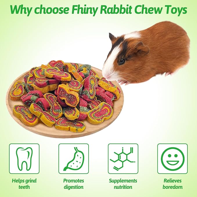 Fhiny Rabbit Chew Toys Mixed Forage Beetroot Carrot and Pumpkin Bunny Treats for Hamsters Guinea Pigs Chinchillas and Other Small Rodents Teeth Grinding (0.57lb/260g)-PawvioPets