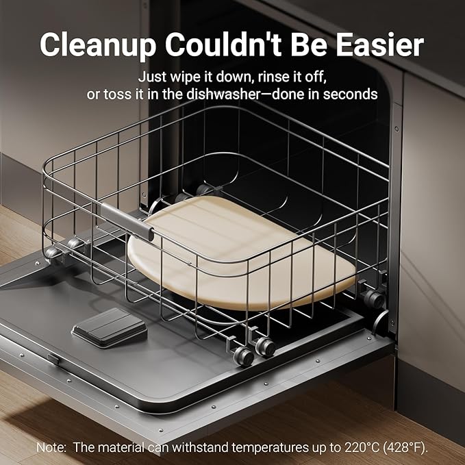 DownyPaws Dog Food Mats for Floors Waterproof, BPA Free Silcone Dog Bowl Mat, Non-Slip Pet Feeding Mat with High Raised Edge, Cat Placemat for Messy Drinkers, 18"×12.5", Almond-PawvioPets