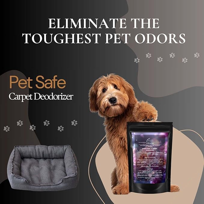 Aurabomb Carpet Freshener Powder 16 oz | Powerful Odor Eliminator for Home | Upholstery Deodorizer | Carpet Deodorizer | Pet Urine | Cat Litter Box-PawvioPets