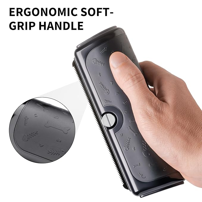 Deshedding Dog Brush and Grooming Tool – Pet Hair Remover Comb for Shedding, Easy Clean, Effective for Short and Long Hair, Professional Pet Grooming Brush for Dogs and Cats-PawvioPets