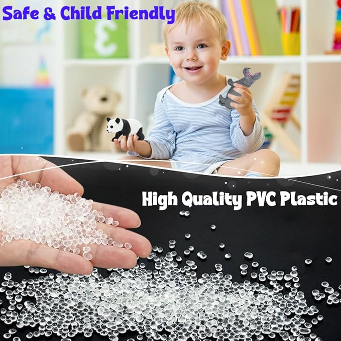 24Pcs Safari & Zoo Animals Figures, Realistic Plastic Animal Toys Set for Kids 1 2 3, Lion, Elephant, Perfect for Play, Education, Baby Shower Decor,Party Supplies Cake Topper-PawvioPets