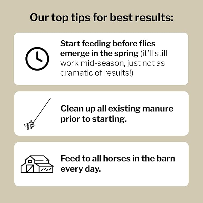 Formula 707 MultiFly Feed-Thru Fly Control Pellets for Horses - Palatable & Safe Fly Population Reduction (10 lb Bag - 182 Servings)-PawvioPets