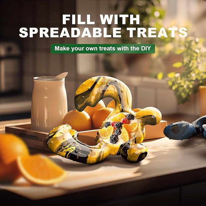 Durable Dog Chew Toy for Aggressive Chewers - Tough Nylon Bone for Medium Breeds, Interactive Teething Toy with Real Bacon Flavor, Keeps Dogs Busy, Christmas Birthday Gifts for Dogs-PawvioPets