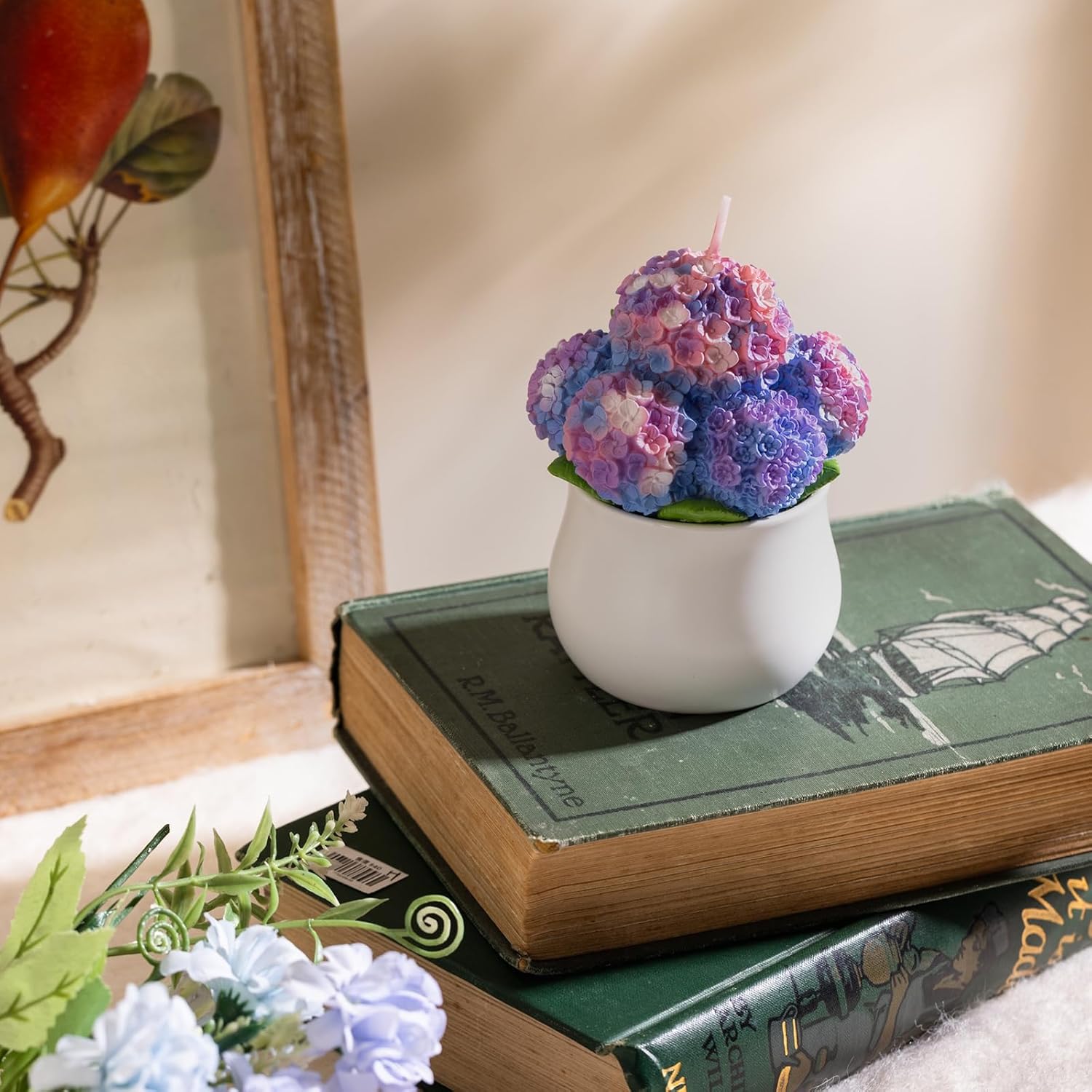 Hydrangea Potting Scented Candle Home Decora for Mother's Day