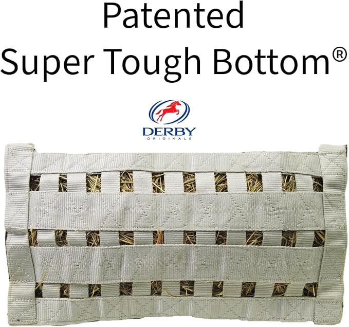 Derby Originals Top Load Hay Bag with Super Tough Bottom and 6 Month Warranty (Royal Blue/Turquoise)-PawvioPets