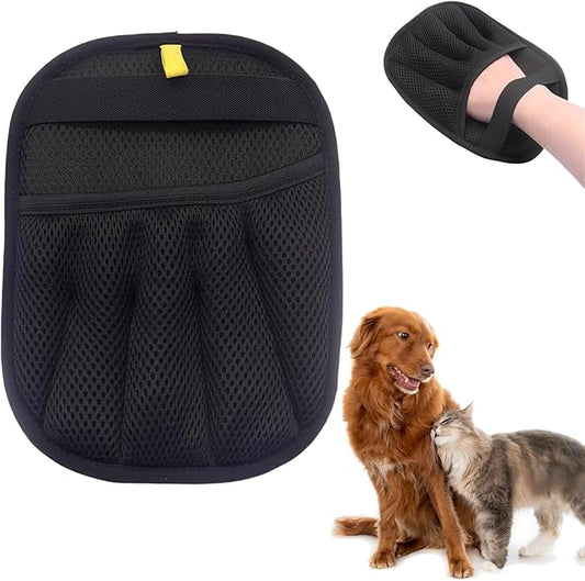 2025 New Upgrade Pet Hair Remover Electrostatic Gloves, Reusable Pet Hair Removal Glove, Cat & Dog Hair Removal Tool for Couch, Furniture, Carpet, Car Seat, Pet Grooming-PawvioPets