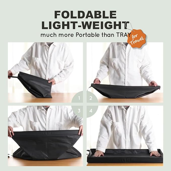 Dog Grass Pad with Foldable Dog Litter Box,Extra Large Liner Base for Balcony，Ultra-Absorbent Artificial Grass Pads for Dogs Pee Pad Holder, Potty Training, 2 PCS Reusable Pee Pad-PawvioPets