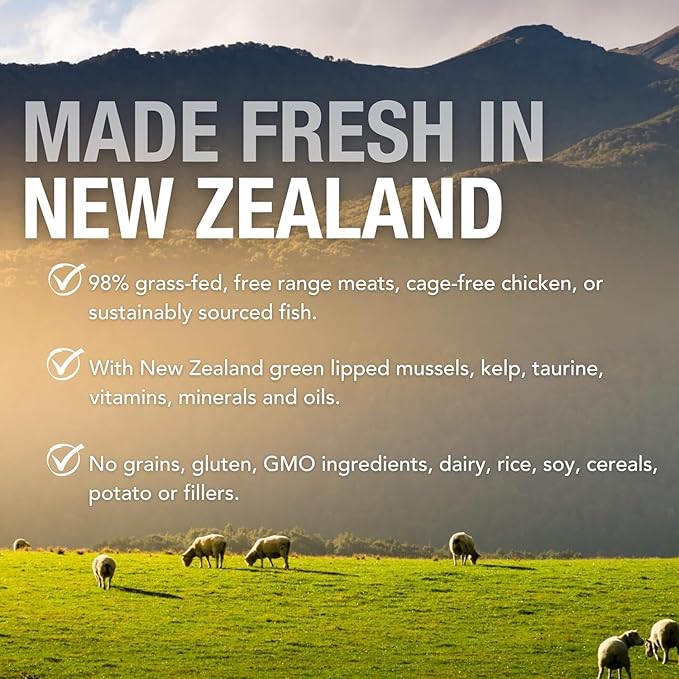 Feline Natural New Zealand Canned Catfood Wet Food, High-Meat, Low-Carb, & Grain Free Cat Food Wet, Chicken Feast, 3 oz, Pack of 24-PawvioPets