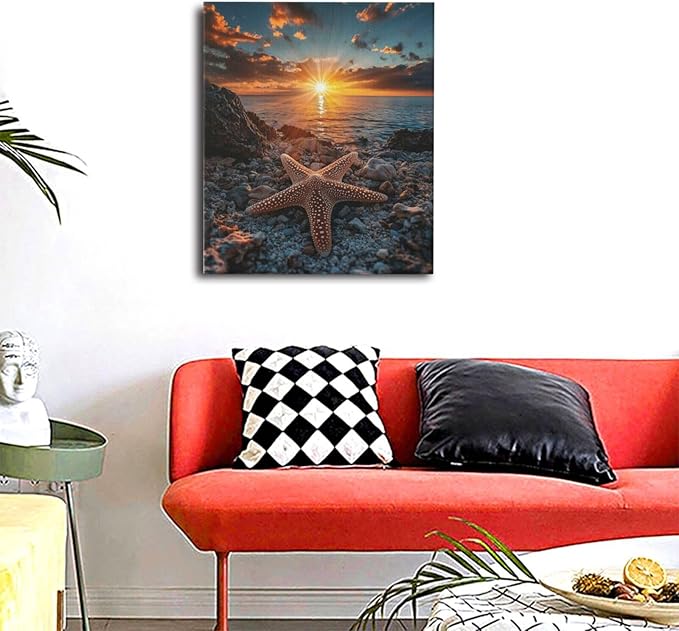 Boho Black Cat Wall Art Kitten Botanical Wall Decor Mid Century Modern Canvas Painting Print Minimalist Pictures Artwork Framed Decorations Gifts for Cat Lover Bathroom Nursery Living Room Bedroom Kitchen 24"x20"-PawvioPets