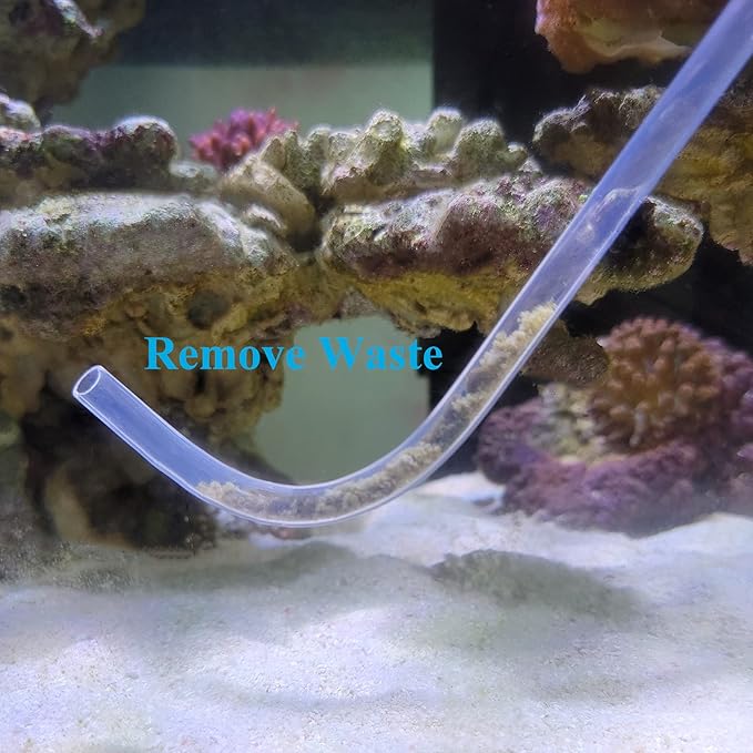 Aquarium Coral Feeder Fish Feeder Waste Clean Tool Manual Cleaner Water Changer Fish Tank Cleaning Tool Siphon Dropper Waste Remover Aquatic Bottom Feeder Pipette Aquarium-PawvioPets