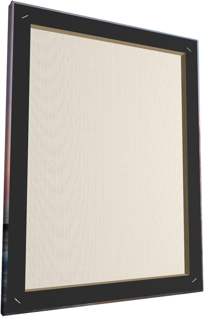 Beach Sunset Wall Art Ocean Coastal Scenery Wall Decor Seascape Picture Canvas Landscape Painting Print Framed Artwork Decorations for Living Room Office Bedroom Kitchen 12"x16"-PawvioPets