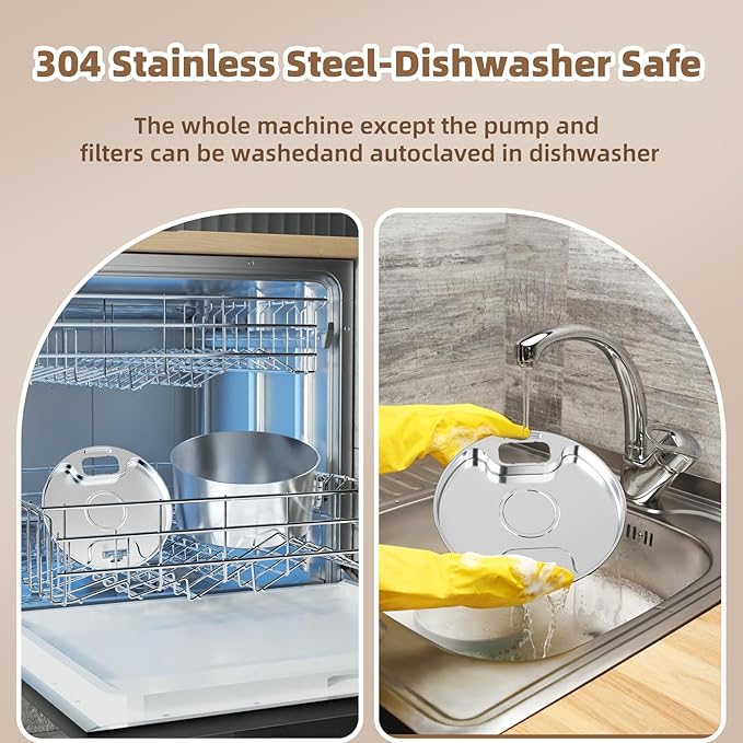 Dog Water Fountain Stainless Steel: 7L/236oz Cordless Large Dog Water Bowl Dispenser Automatic Cat Pet Water Fountain Indoor with Deeper Drinking Area, Multi-Pet Water Fountain with Ultra-Quiet Pump-PawvioPets