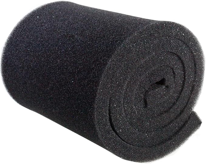 AQUANEAT Aquarium Bio Sponge Filter Media Pad 36" x 12" x 1" / 72" x 12" x 1" Open Cell Foam Sheet Cut-to-Fit for Fish Tank Sump (72" x 12" x 1")-PawvioPets