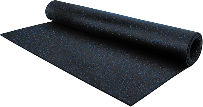 Flooring Inc's 1/4" Thick Tough Rubber Flooring Roll | Flexible Recycled Rubber Floor Mats for Home Gym | Heavy Duty Rubber Mat for Home Gyms, Sheds, Horse Stall Mat or Trailer-PawvioPets