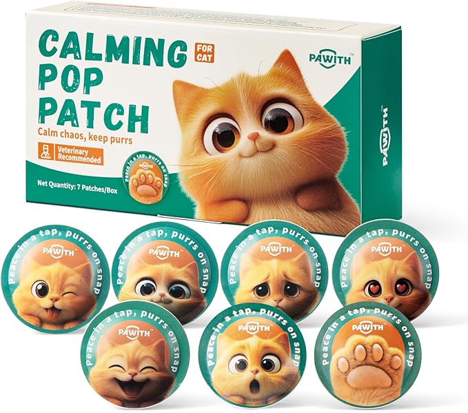 Cat Calming Diffuser – for Travel, Car & Home Use, Pheromone Diffuser for Cats & Kittens to Reduce Anxiety and Stress, No Electricity Needed, Long-Lasting Calming Support (1 Pack)-PawvioPets