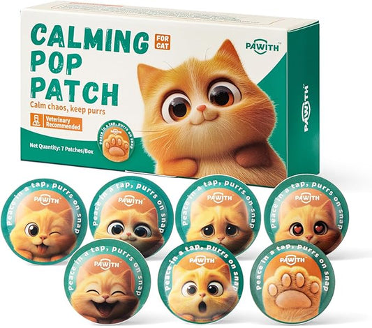 Cat Calming Diffuser – for Travel, Car & Home Use, Pheromone Diffuser for Cats & Kittens to Reduce Anxiety and Stress, No Electricity Needed, Long-Lasting Calming Support (1 Pack)-PawvioPets