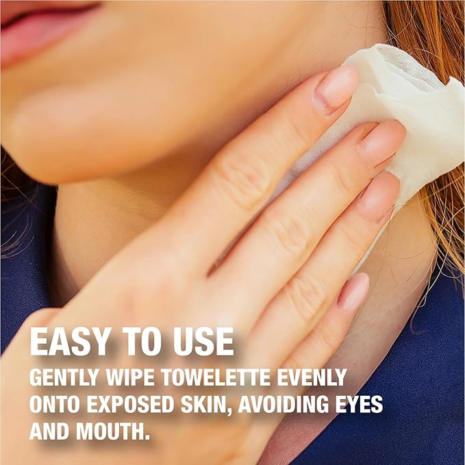 CoreTex Bug X FR DEET-Free Insect Repellent Wipes - Pack of 25 Single-Use, Naturally Derived Geranium Oil Bug Wipes - Protects Against Flies, Fleas & Mosquitoes - Travel Mosquito Repellent Towelettes-PawvioPets