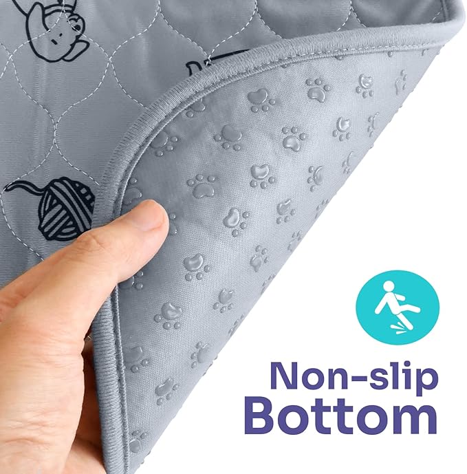 Conkote 72"x72" Washable Pee Pads for Dog Extra Large, Reusable Pee Pads Thick and Heavy Absorbency, Dog Playpen Mat Waterproof Puppy Training Pads for Playpen, Crate, Floor, Bed, Sofa, 1 Pack-PawvioPets