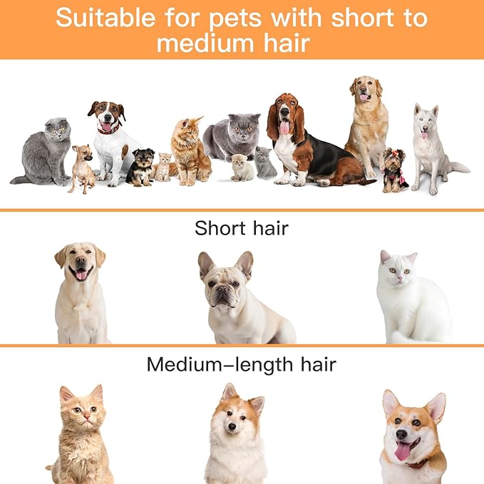 AIRROBO Dog Grooming Vacuum, Dog Grooming Kit,12000Pa Strong Pet Vacuum, 2L Large Capacity Vacuum for Shedding Grooming Hair, Quiet,PG100-PawvioPets